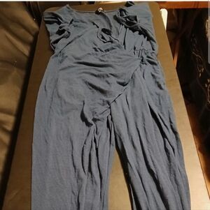 Blue Women Rumper BY Cbr Size Xl Short Sleeve